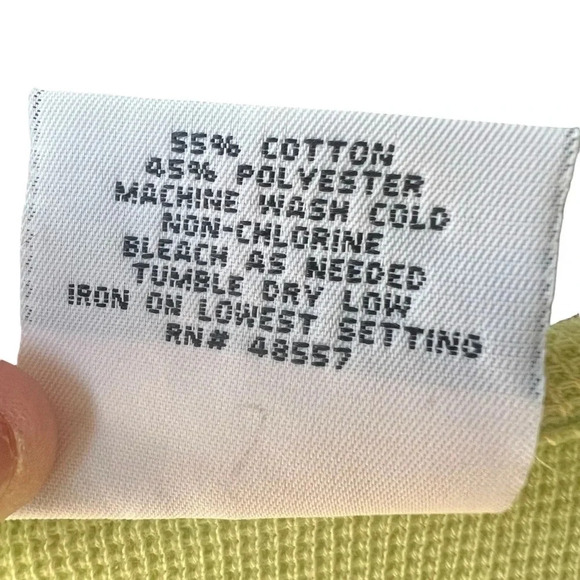 Done Down Under Swim Zip Coverup Bright Green/Yellow with Pockets size medium - Picture 7 of 7